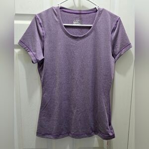 Under Armour Heatgear Fitted Purple Short Sleeve Tee Size L